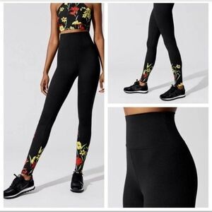 Carbon38 Compression Leggings Floral S Boho Chic Active Femme Modern Prairie